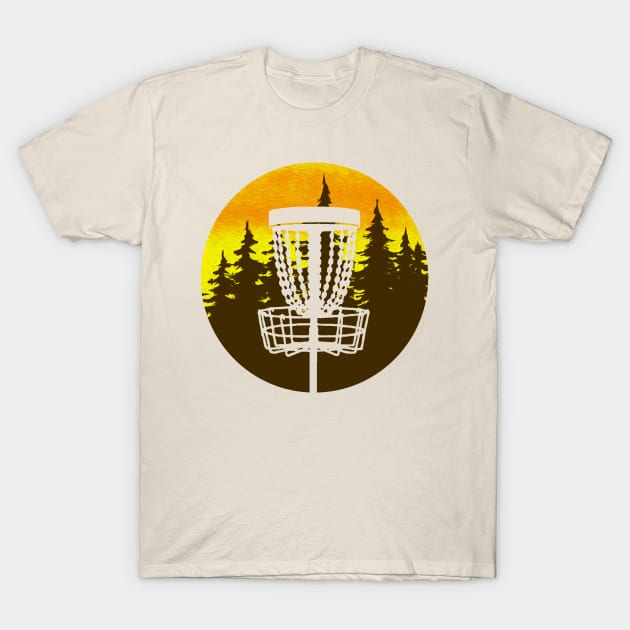 Retro Disc Golf T-Shirt by DiscGolfThings